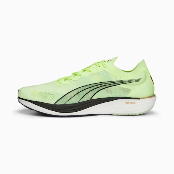 Souliers de course à pied Liberate NITRO 2 Run 75 Homme, Fast Yellow-PUMA Black, extralarge